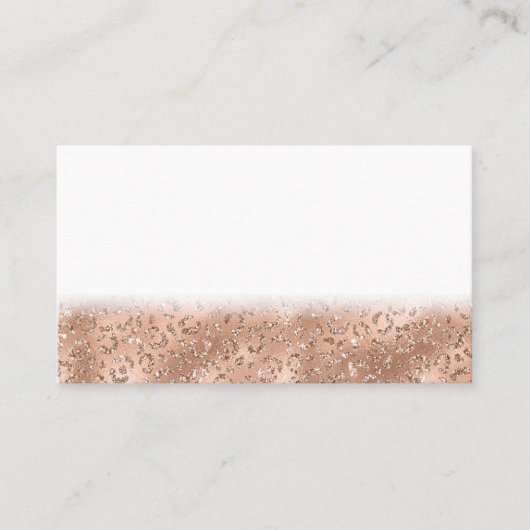 Schwarzer Käse Leopard Hautfarbe Muster Tier Treuekarte (Vorderseite)