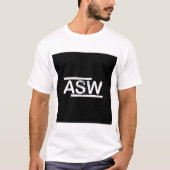 Schwarzer Kasten-Logo-T - Shirt (Vorderseite)