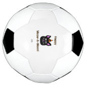 Schwarzer Katzen-Meow-A-Ween-Fußball-Ball Fußball (Gedreht)