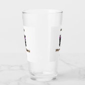 Schwarzer Katzen-Meow-A-Ween-Glas-Tumbler Glas (Links)