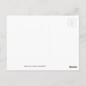 Schwarzer Katzenball und Wollgarnball, Alexandre S Postkarte (Rückseite)