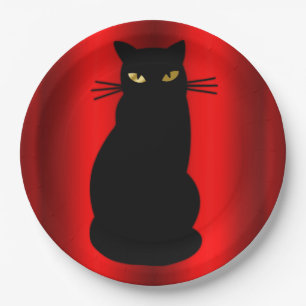 Schwarzer Katzenhai Pappteller