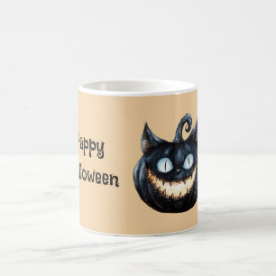 Schwarzer Katzenkürbis Kaffeetasse