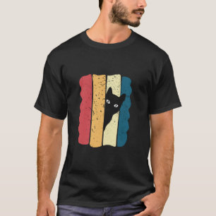 Schwarzer Katzenmann Humor Mädchen Geschenk Humorv T-Shirt