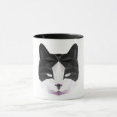 Schwarzer Katzenmug Tasse (Zentrum)