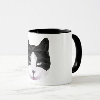 Schwarzer Katzenmug Tasse