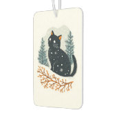 Schwarzer Katzenschnee Autolufterfrischer (Links)