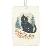 Schwarzer Katzenschnee Autolufterfrischer (Rückseite)