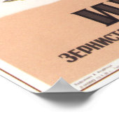 Schwarzer Kaviar Poster (Ecke)