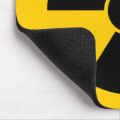 Schwarzer Kernwaffe Mousepad (Ecke)