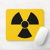 Schwarzer Kernwaffe Mousepad (Mit Mouse)