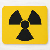 Schwarzer Kernwaffe Mousepad (Vorne)