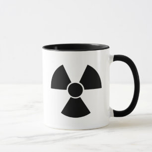 Schwarzer Kernwaffe Tasse