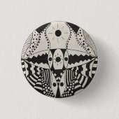Schwarzer Kiefer Button (Vorderseite)