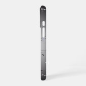 Schwarzer Kirschblütenbaum iPhone 16 Hülle (Linke Seite)