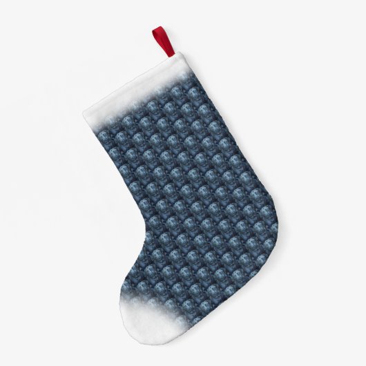 Schwarzer Kleiner Weihnachtsstrumpf (Rückseite (Hängend))