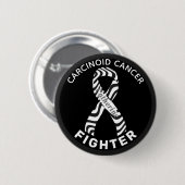 Schwarzer Knopf für den Kampf gegen den Karzinoide Button (Vorne & Hinten)
