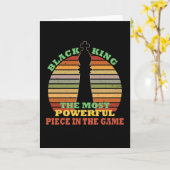 Schwarzer König am stärksten im Spiel Karte (Gelbe Blume)