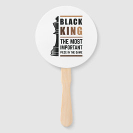 Schwarzer König das wichtigste Stück in Spiel 2 Fächer