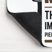 Schwarzer König das wichtigste Stück in Spiel 2 Mousepad (Ecke)