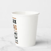 Schwarzer König das wichtigste Stück in Spiel 2 Pappbecher (Links)