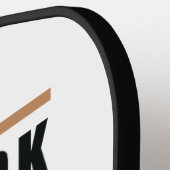 Schwarzer König das wichtigste Stück in Spiel 2 Pickleball Schläger (Linke Seite)