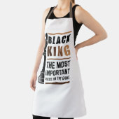 Schwarzer König das wichtigste Stück in Spiel 2 Schürze (InSitu)