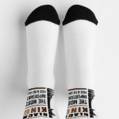 Schwarzer König das wichtigste Stück in Spiel 2 Socken (Oben)