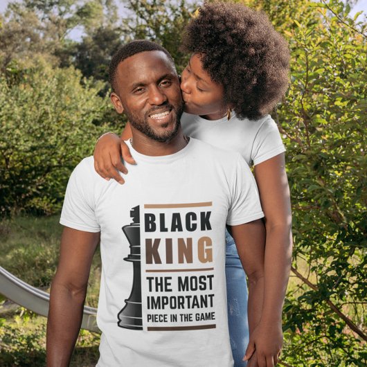 Schwarzer König das wichtigste Stück in Spiel 2 T-Shirt