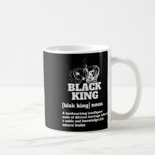 Schwarzer König Definition Afroamerikanischer Stol Kaffeetasse