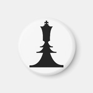 schwarzer König Magnet