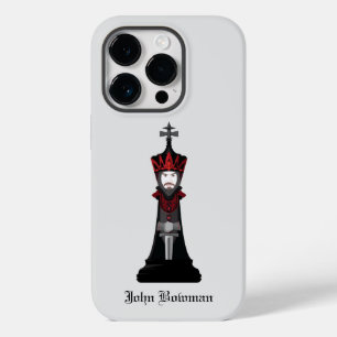 Schwarzer König / Personalisierter Name Case-Mate iPhone 14 Pro Hülle