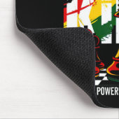Schwarzer König Schwarze Geschichte Monat Juneteen Mousepad (Ecke)