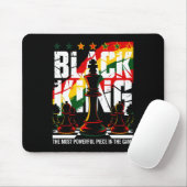 Schwarzer König Schwarze Geschichte Monat Juneteen Mousepad (Mit Mouse)