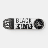 SCHWARZER KÖNIG Skateboard (Horizontal)