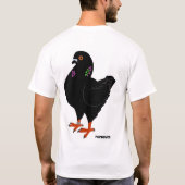 Schwarzer König T-Shirt (Rückseite)