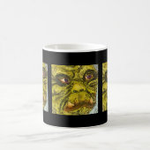 Schwarzer Kontur-Cartoon Kaffeetasse (Mittel)