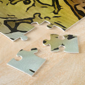 Schwarzer Kontur-Cartoon Puzzle (Seite)