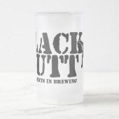 Schwarzer Köter-eisige Tasse (Mittel)