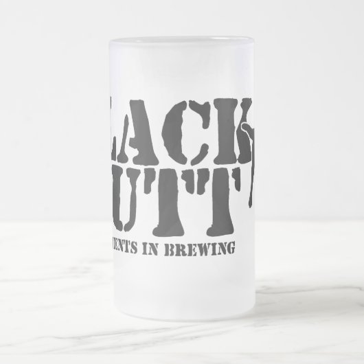 Schwarzer Köter-eisige Tasse (Mittel)