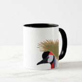 Schwarzer Kranich Tasse (VorderseiteRechts)