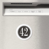 Schwarzer Kreis #42 Magnet (In Situ (Geschirrspüler))