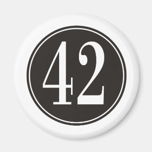 Schwarzer Kreis #42 Magnet