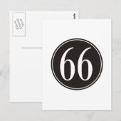 Schwarzer Kreis #66 Postkarte (Vorne/Hinten)