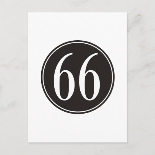 Schwarzer Kreis #66 Postkarte