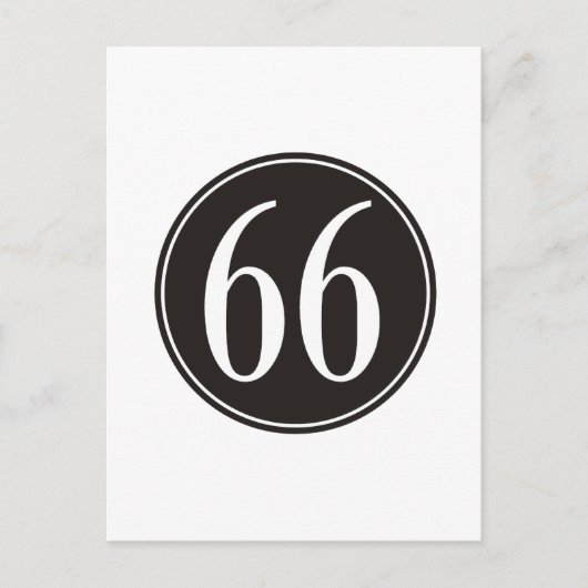Schwarzer Kreis #66 Postkarte (Vorderseite)