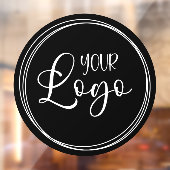 Schwarzer Kreis für Großkonzernlogo Fensteraufkleber (Blatt 2)