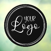 Schwarzer Kreis für Großkonzernlogo Fensteraufkleber (Blatt 3)