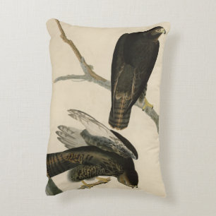 Schwarzer Krieger (Rotschwanzfalken) von Audubon-V Dekokissen