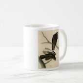 Schwarzer Krieger (Rotschwanzfalken) von Audubon-V Kaffeetasse (VorderseiteRechts)